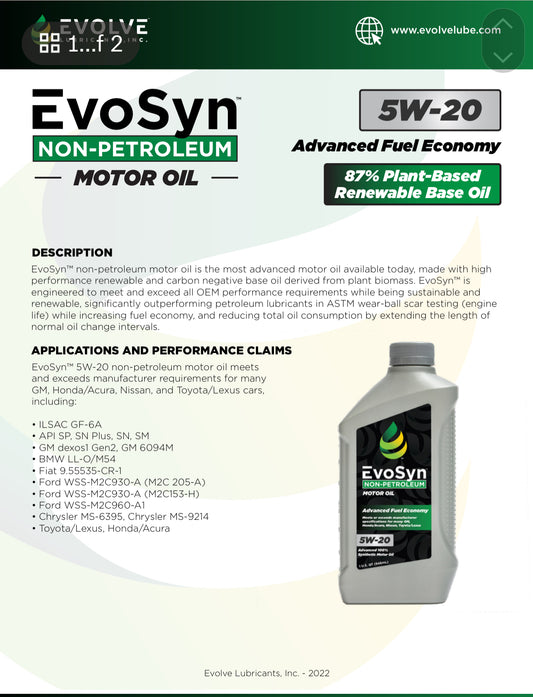 Evo-Syn 5W-20