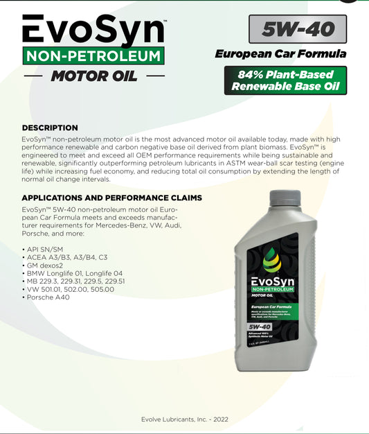 Evo-Syn 5W-40